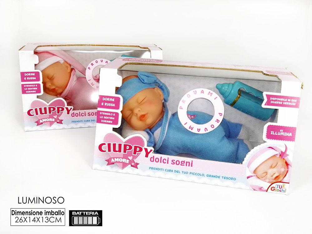 CICCIOBELLO CIUPPY DOLCI SOGNI TRY-ME LUC/SUO 2ASS ART.101193 CICCIOBELLO CIUPPY DOLCI SOGNI TRY-ME LUC/SUO 2ASS ART.101193