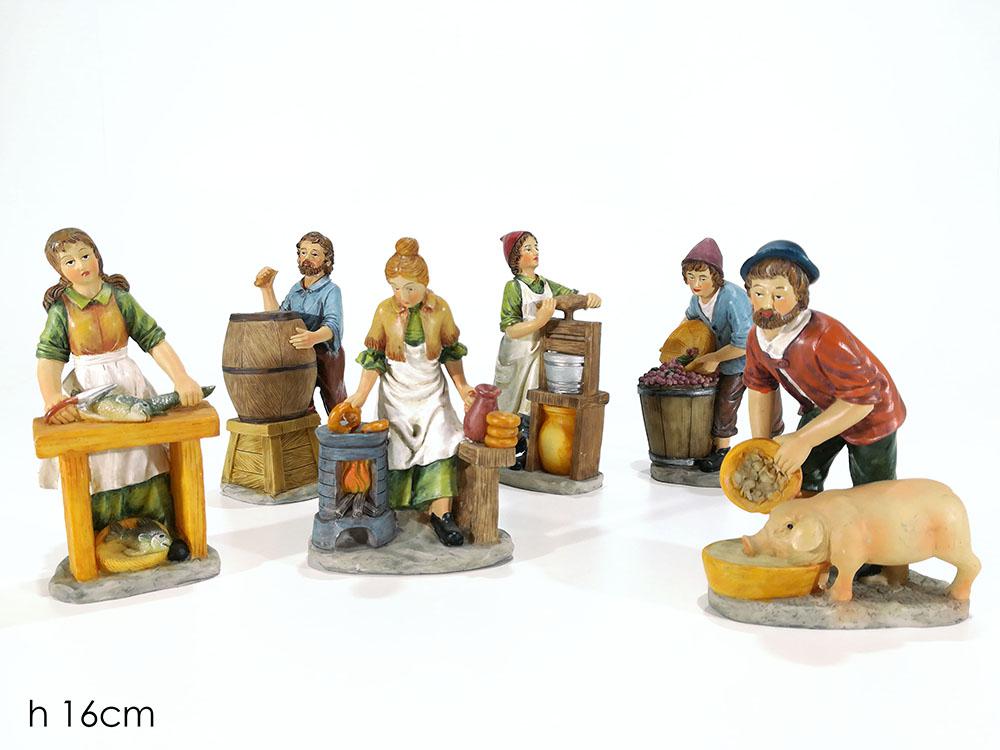 PERSONAGGIO PRESEPE 6ASS 16CM ART.426625 PERSONAGGIO PRESEPE 6ASS 16CM ART.426625