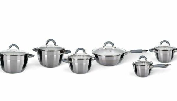 BATTERIA 12PZ "GREY DIAMOND" ACC. INDUZ. ART.547802