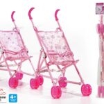 PASSEGGINO ROSA IN METALLO 2ASS ART.100331