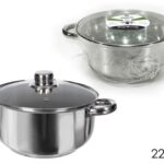 CASSERUOLA ACCIAIO C/COP. 22CM ART.587607