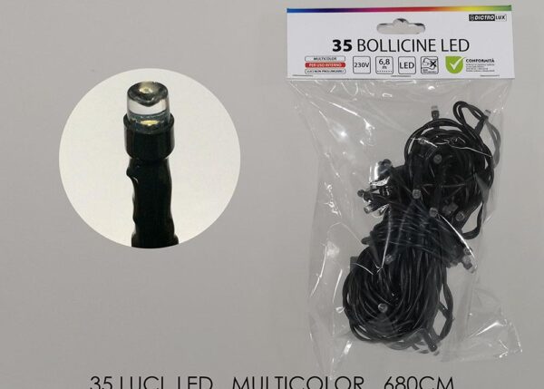 MINILUCCIOLE LED 35 PZ MULTICOLOR