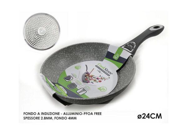 PADELLA COOKSTONE 24CM INDUZIONE GRIGIO ART.652404