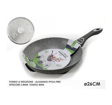 PADELLA COOKSTONE 26CM INDUZIONE GRIGIO ART.652405