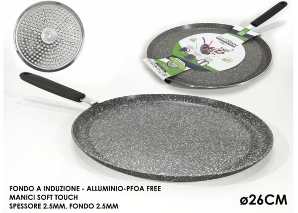 PADELLA COOKSTONE CREPES 28CM IND. GRI. ART.652412