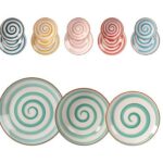 SERVIZIO PIATTI 18PZ GLOSSY MIX ART.527860