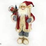 BABBO NATALE H60CM C/PACCO ROSSO ART.432645