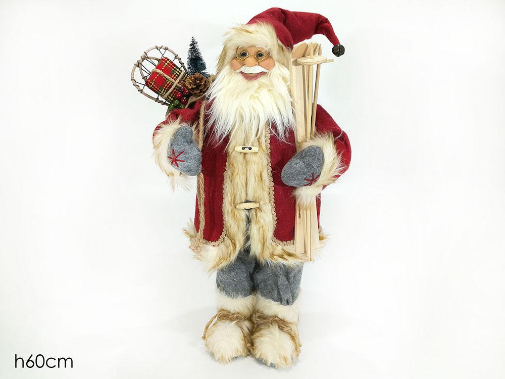 BABBO NATALE H60CM C/PACCO ROSSO ART.432645 BABBO NATALE H60CM C/PACCO ROSSO ART.432645