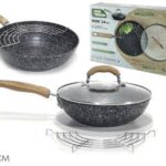 WOK"STONE ECO WOOD" Ã˜24CM C/GRI. INDUZ. ART.572525