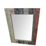 SPECCHIO CON CORNICE IN LEGNO 55X75CM ART.15587