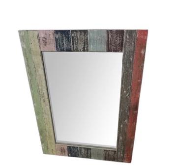 SPECCHIO CON CORNICE IN LEGNO 55X75CM ART.15587
