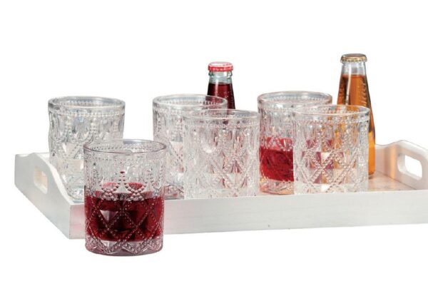 BICCHIERI IN VETRO ALLEN SET 6 32CL ART.48308