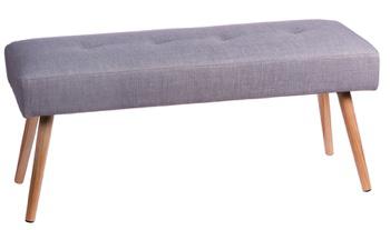 PANCA TESS VERVEG GRIGIA 110X40X47 ART.67924