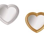 SPECCHIO FORMA CUORE 2 COL.ASS. 43X46CM ART.68853