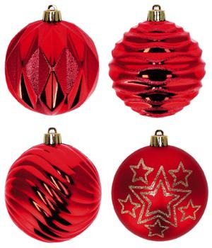 PALLINE NAT. ROSSE X 2 PZ A4M EXP22 D8 ART.70173 PALLINE NAT. ROSSE X 2 PZ A4M EXP22 D8 ART.70173