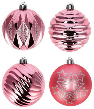 PALLINE NAT. ROSA X 2 PZ A4M EXP22 D8 ART.70177