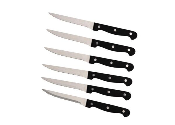 SET 6 COLTELLI IN ACCIAIO ART.71537