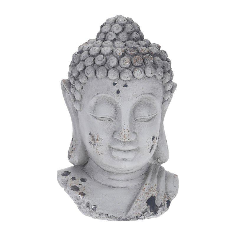 TESTA BUDDHA CEMENTO CM18X14XH26,5 ART.72212 TESTA BUDDHA CEMENTO CM18X14XH26,5 ART.72212
