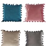 CUSCINO VELLUTO ASS4COL CM45X45 ART.73259