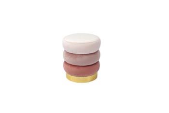 POUF VELLUTO ANSUN ROSA DIAM40XH45 ART.74360
