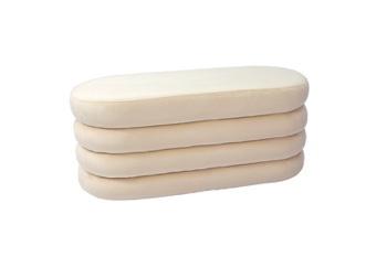 PANCA VELL CHEROY BEIGE 110X45XH47 ART.74362