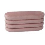 PANCA VELL CHEROY ROSA 110X45XH47 ART.74363