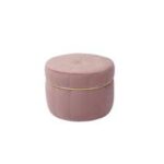 POUF VELLUTO DOLLOT ROSA D51XH38 ART.74366