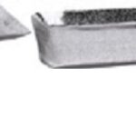 VASSOIO RETTANG METALLO A2C CM40X19 ART.75005