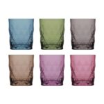 BICCHIERI COLORATI MIAMI 34,5CL SET 6 ART.80080