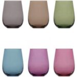 BICCHIERI COLORATI MIAMI 47,5CL SET 6 ART.80081