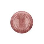PIATTO VETRO ROSA NAT DIAM21