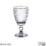 CALICI VINO SUNFLOWER S/6 G NAT 25CL ART.83153