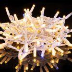 CATENA 10M 100LED FLASH RUB.B.U.EST.COL.CALDO ART.6694034