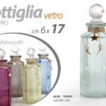 BOTTIGLIA C/TAPPO 6*17CM ART.752933