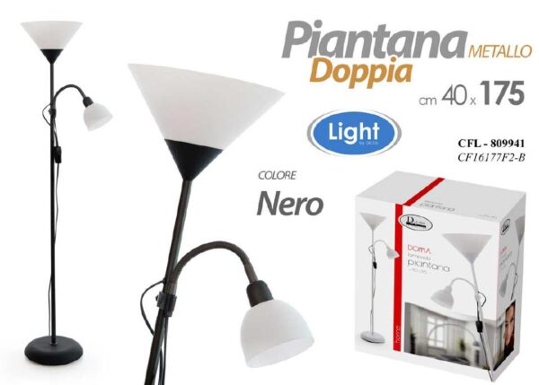 PIANTANA NERA DOPPIA 40*175 $ ART.809941