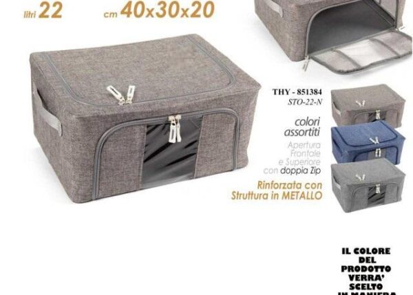 SCATOLA 22L AS. 39*29*19 STO-22-N ART.851384