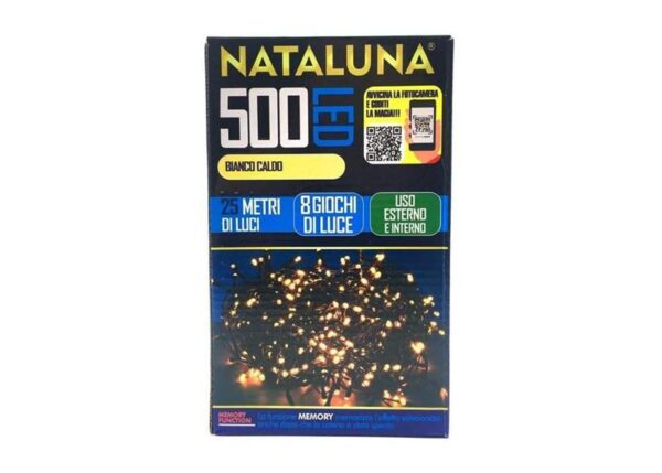 SERIE LUCI 500LED USO EST.8F.CALDA ART.25812620