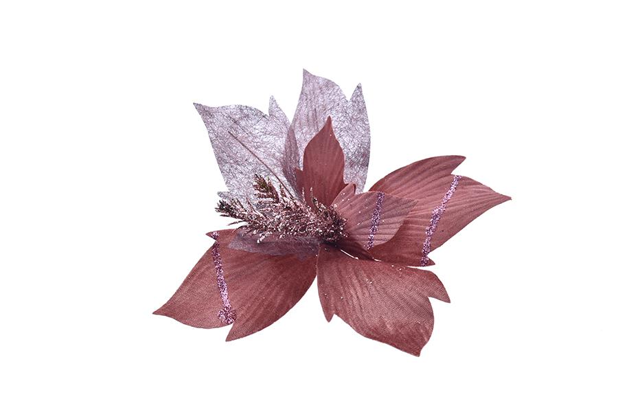 FIORE GAMBO CORTO ROSA ANTICO C/GLITTER ART.306166885 FIORE GAMBO CORTO ROSA ANTICO C/GLITTER ART.306166885
