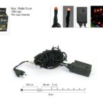 LUCCIOLE DA 100L 3LINEE INCANDESCENZ MULTICOLOR