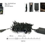 LUCCIOLE DA 180L 3LINEE INCANDESCENZ BIANCO