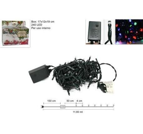 LUCCIOLE DA 240 LUCI ROSSE