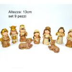 NATIVITA' 13 CM 9 PZ A350703