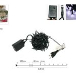 MINILUCCIOLA 180LED BIANCA IN SCATOL USO INTER.YC-LED-180C-IW