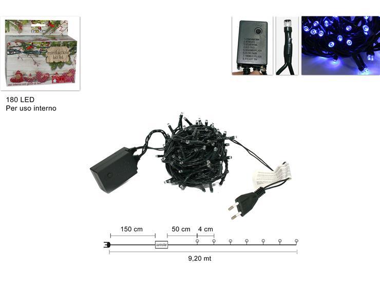 MINILUCCIOLA 180LED BLU IN SCATOLA USO INT.YC-LED-180C-B MINILUCCIOLA 180LED BLU IN SCATOLA USO INT.YC-LED-180C-B