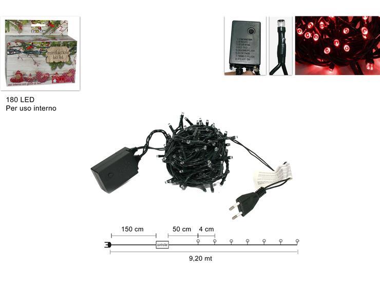 MINILUCCIOLA 180LED ROSSA IN SCATOLA USO INT.YC-LED-180C-R MINILUCCIOLA 180LED ROSSA IN SCATOLA USO INT.YC-LED-180C-R