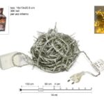 MINILUCCIOLA 300LED BIANCA CALDO CAV TRASP.IN SCATOLA YC-LED-300C-WW/TW