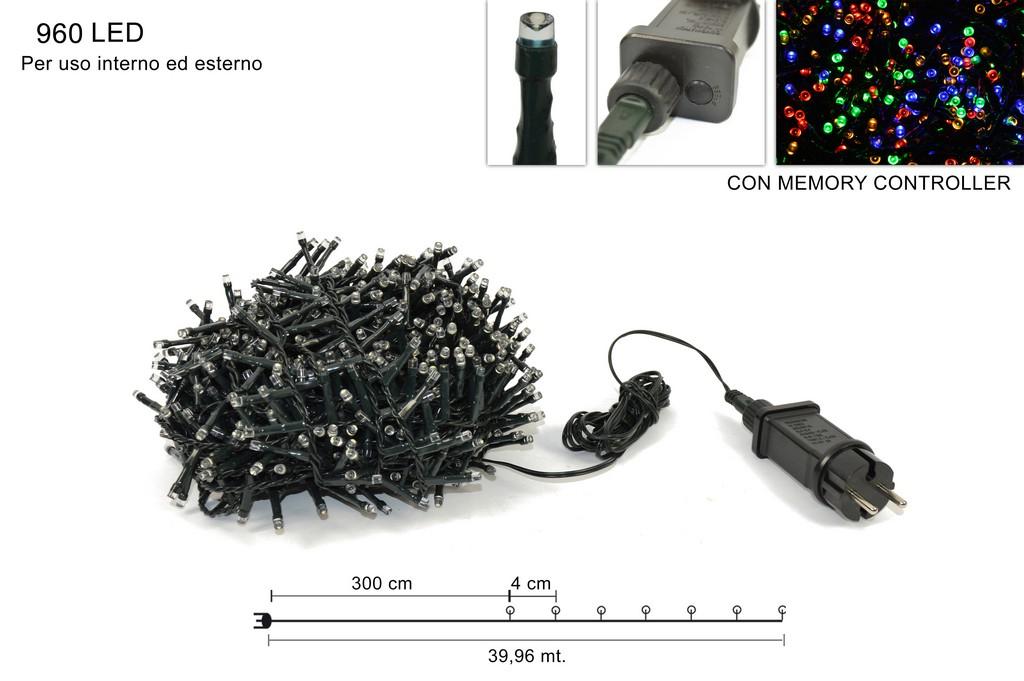 MINILUCCIOLE 960LED MULTICOLOR C/GIOCO LUCI YC-31LED960MY MINILUCCIOLE 960LED MULTICOLOR C/GIOCO LUCI YC-31LED960MY