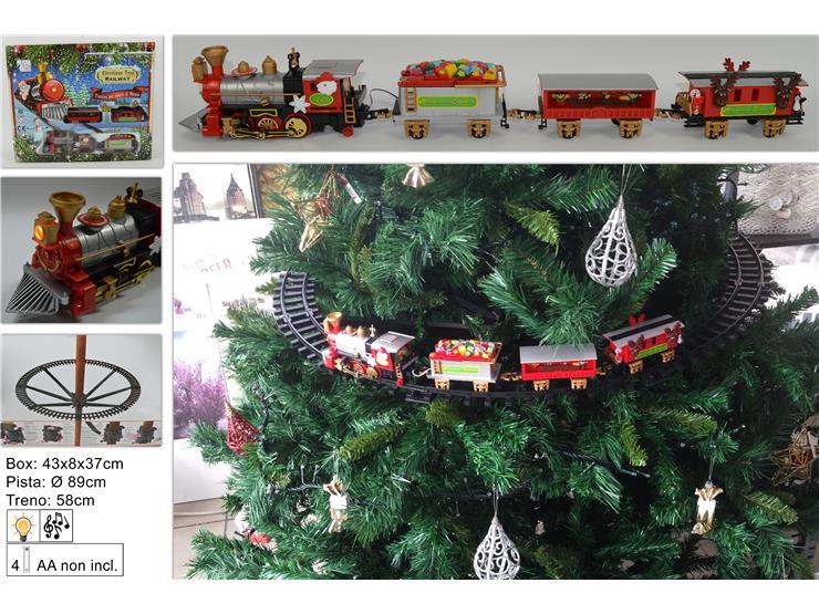 TRENO NATALIZIO PER ALBERO DI NATALE C/SUPPORTO EW-T4 TRENO NATALIZIO PER ALBERO DI NATALE C/SUPPORTO EW-T4