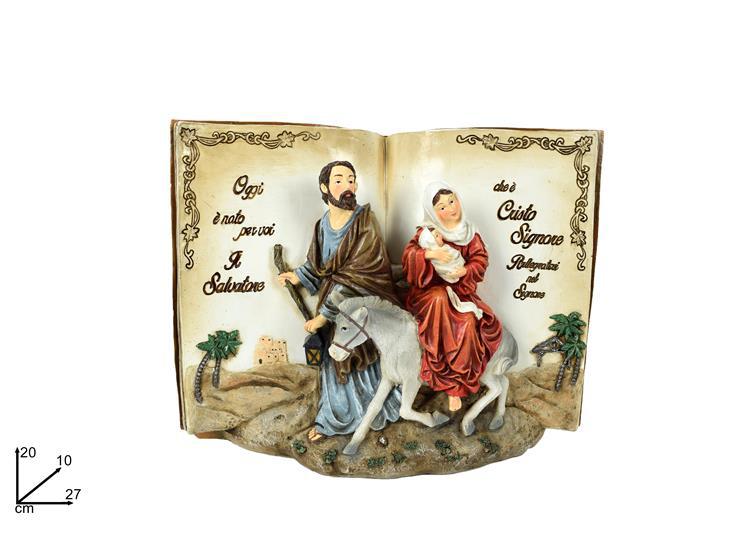 NATIVITA' LIBRO 20CM ART. 60635 ART.CM001376 NATIVITA' LIBRO 20CM ART. 60635 ART.CM001376