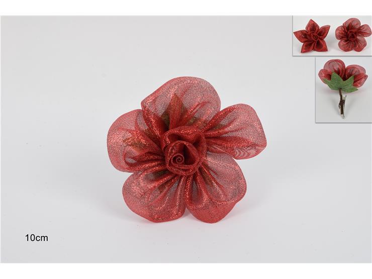FIORE PINZETTA ORGANZA 10CM 2 ASS ROSSO XM17-377B/EG RED(ROUND+POINT) FIORE PINZETTA ORGANZA 10CM 2 ASS ROSSO XM17-377B/EG RED(ROUND+POINT)